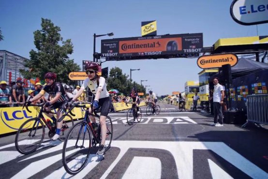 穷游网携手刘语熙亮相“环法自行车赛” 一起对运动上瘾