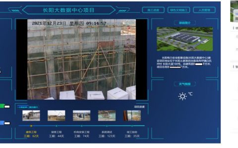 烽火智慧工地系统助力长阳大数据中心项目建设