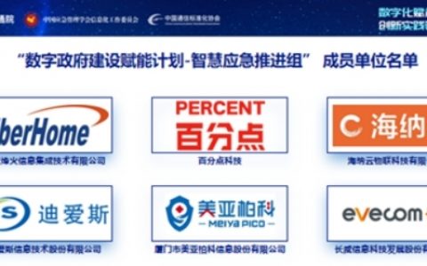 烽火入选“数字政府建设赋能计划—智慧应急推进组”首批成员单位