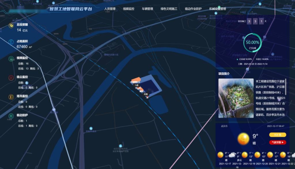 围绕“人、机、料、法、环”,烽火筑造安全、高效的智慧工地
