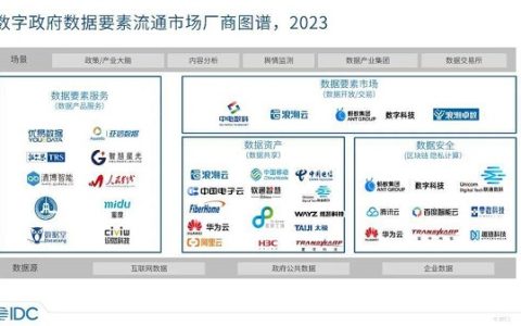 软通智慧入选IDC数字政府数据要素流通市场厂商图谱
