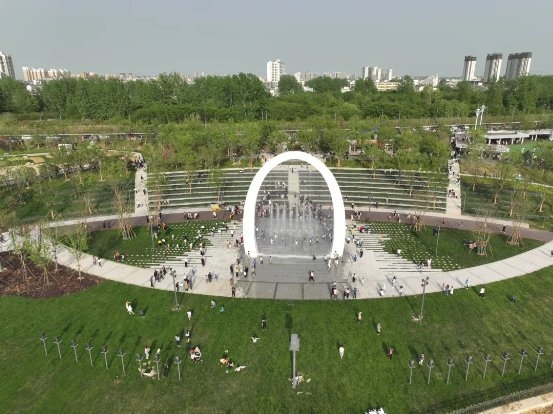 信阳潢川光州公园火热开园｜“城市活力公园”点亮潢河两岸