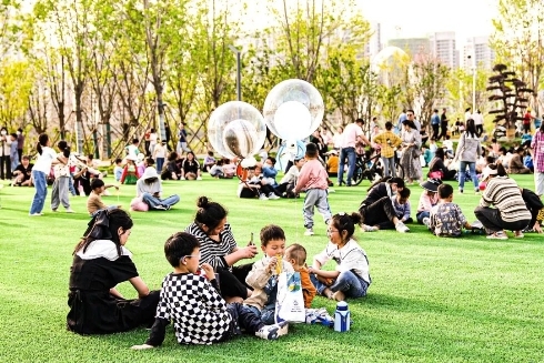 信阳潢川光州公园火热开园｜“城市活力公园”点亮潢河两岸